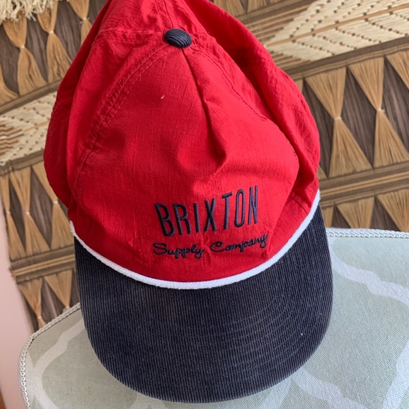 Brixton Other - Red Brixton Supply Company Snap Back Hat